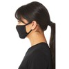 Bella Canvas womens Face Cover Handkerchief, Black, Small-Medium US