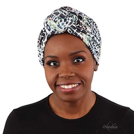 Printed Turban for Women with Twist Knot - Mosaic