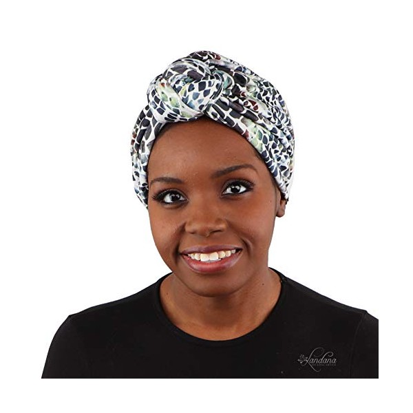 Printed Turban for Women with Twist Knot - Mosaic