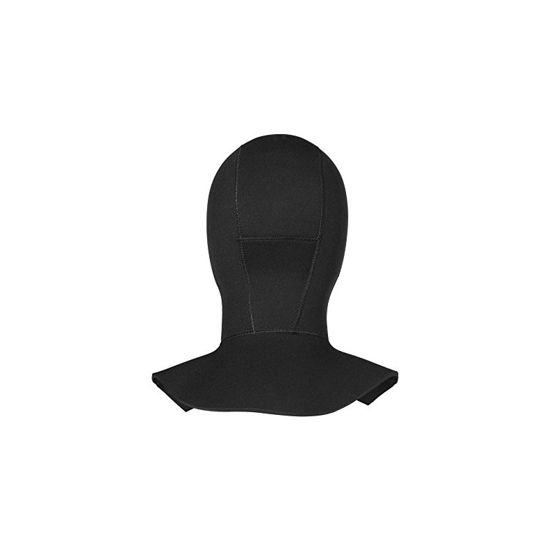 Scubatec Hood with Neck Collar 5 Millimetre Black Size:S /