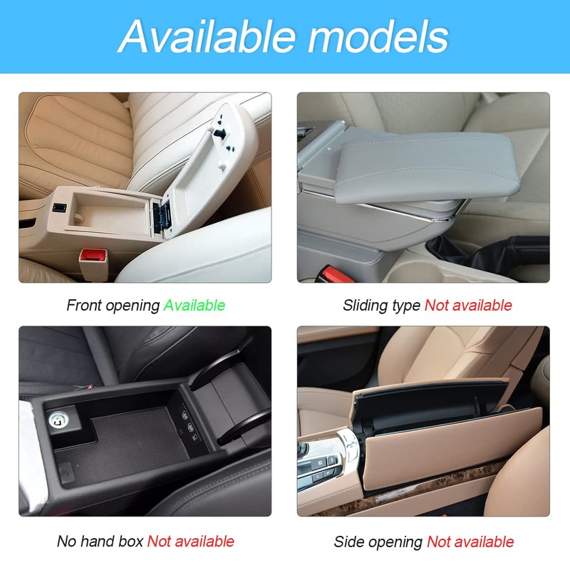 Furry Auto Center Console Cover Pad, 11.8"x7.8" Soft Sheepskin Wool