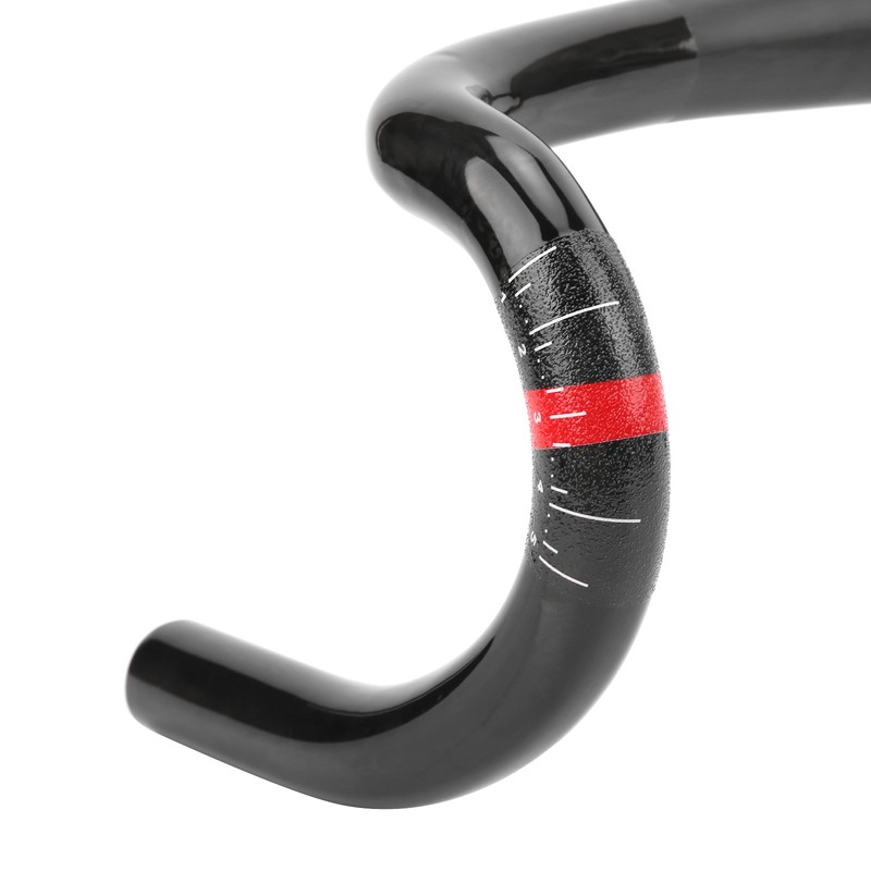Spomann 420x100mm Carbon Fiber Road Integrated Bicycle Handlebar with Stem