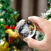 3D Glass Laser Christmas Tree Ball Sphere 60mm Crystal Ball