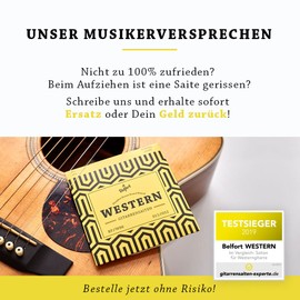 BELFORT® Guitar Strings for Western Guitar, Premium Phosphor Bronze (3 x 6 String Set) Western Guitar & Acoustic Guitar Bonus 4 Plectrums + Extra High Acoustic Electric String (Guitar Strings Acoustic