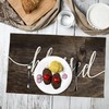 Blessed This Home Placemats Set of 4,Farmhouse Inspirational Quotes Christian