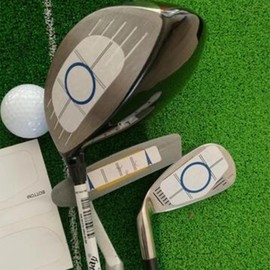 Wallfire Golf Driver Impact Tape, Self-Teaching Sweet Spot Analysis Golf Club Target Label Record Ball Contact Points Sticker for Swing Analysis, 3 Sizes for Putters/Drivers