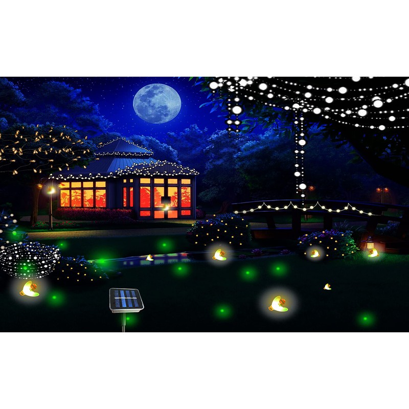 Wskvlcg Outdoor Solar Powered Firefly Lights Bugs with 9 Bee,