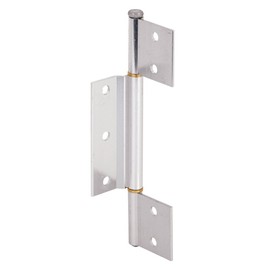 Prime-Line K 5093 Screen Door Hinge, 1/8 In. Offset Center Leaf, Aluminum Finish (Single Pack)