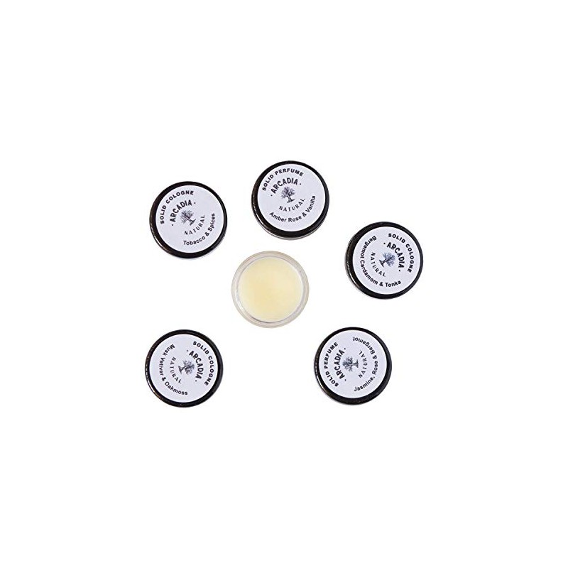 11 Solid cologne samples (MASCULINE SCENTS - Citrus, Fresh, Clean,