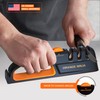 5 Precision Adjust Knife Sharpener- 3-Stage Premium Kitchen Knife Sharpener