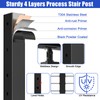 CKE Cable Railing Post Level drilled Cable Railing Post 36"x2"x2"
