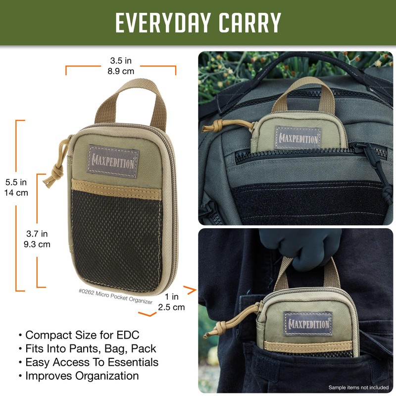Maxpedition Micro Pocket Organizer (Khaki)