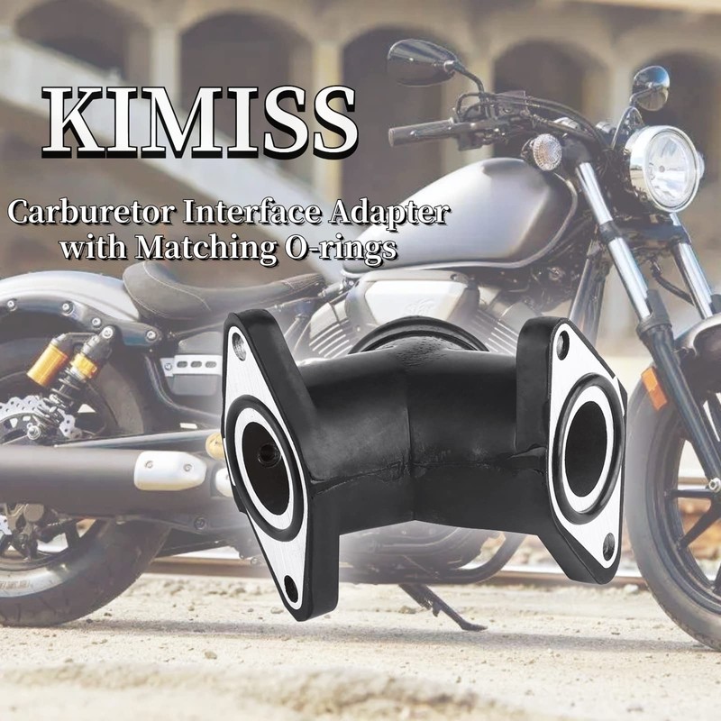 KIMISS Carburetor Adapter, Motorcycle Carb Intake Carburetor Interface Adapters for