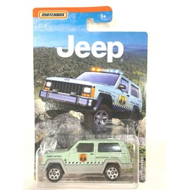 Matchbox 2019 Jeeep Series Mint Green Park Patrol Cherokee