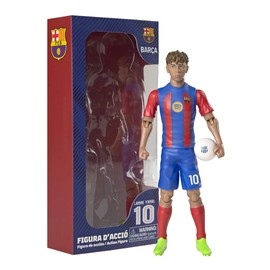 Megableu - Statuetta Calcio YAMAL - 20 cm - Grande Figura Calciatore Realistico & Articolato - Licenza Ufficiale - 10 Punti Articolazione - Giocattolo Calcio FC Barcellona - Idea Regalo Fan L. Yamal