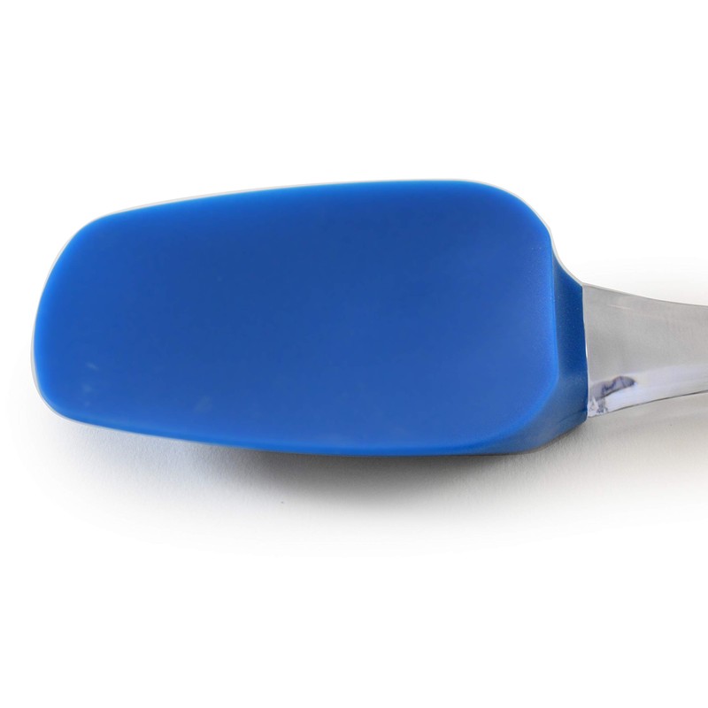 Norpro Silicone Scoop Spatula, Blue, One Size, As Shown