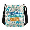 POFULL Sterile Tech Gift Sterile Processing Technician Messenger Bag Surgery