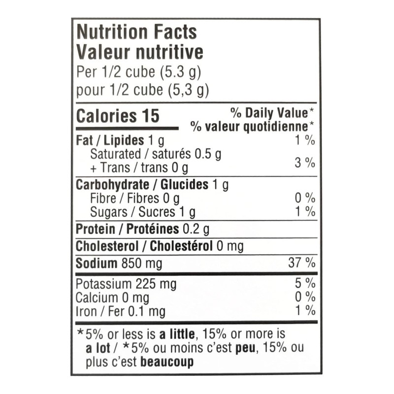La Cie McCormick Canada Co. McCormick Gourmet All-Vegetable Bouillon Cubes,