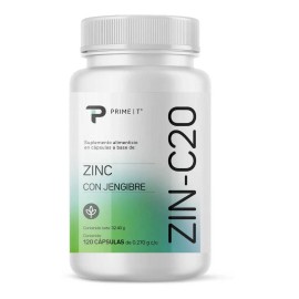 Zinc Suplemento Zin C20 Primet 120 Cápsulas Sabor