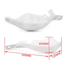 Motorcycle Handguards Aluminum Hand Guards Universal For 7/8" And 1 1/8" Brush Bar For off Road ATV Motocross Dirt Bike Enduro -White