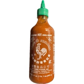 Huy Fong Sriracha 17 oz. Large Bottle Hot Chili Sriracha Sauce Plus SHIPPING