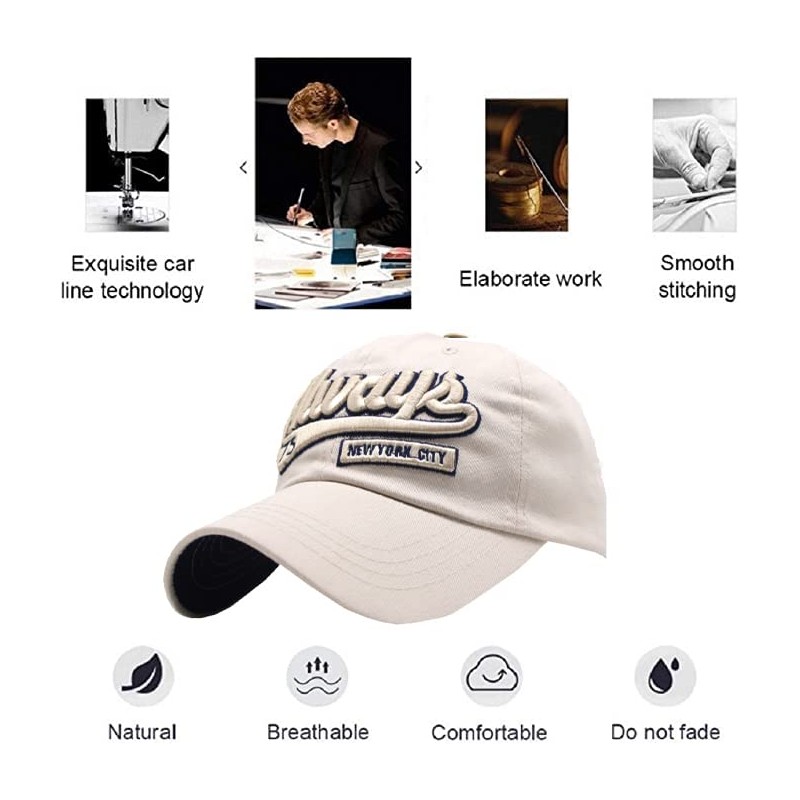 Ecroon Baseball Cap Men's Unisex Cap Adjustable Baseboard Athletic Baseball