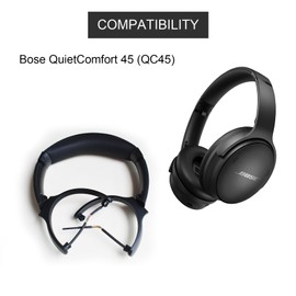 QC45 Headband Assembly - Replacement Designed Exclusively for Bose QC45 Headband Assembly Headphones (Black)