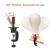Wig Stand Mannequin Head Holder 1 Pack Black Cosmetology Manikin