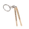 Mini Drum Sticks Keychain Wooden Decoration Accessory Percussion 2 Drumstick