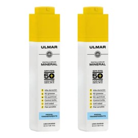 Protector Solar Facial Mineral Ulmar Piel Sensible 2pzs