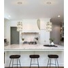 dolria Modern Crystal Chandelier Mini Chandelier Pendant Lighting for Kitchen