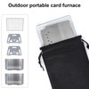 Folding Barbecue Camping Barbecue Portable BBQ Charcoal Smoker Grill for