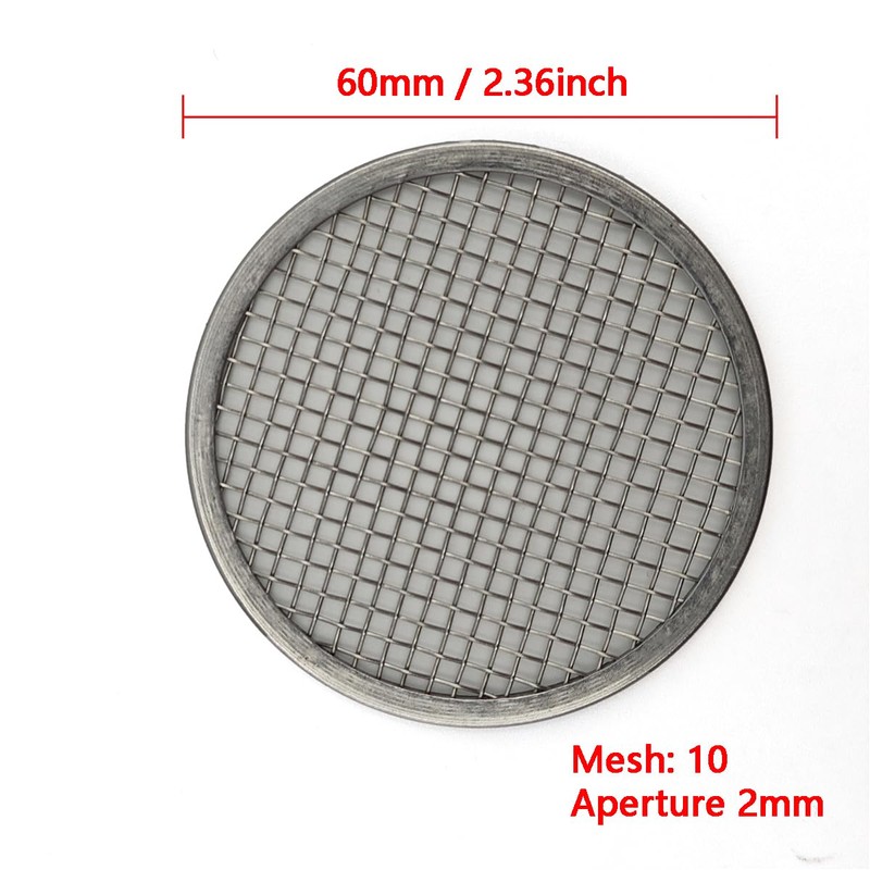 TAMSOI 304 Stainless Steel Wire Mesh Filter Disc Flat Round