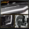 mayello Pair DRL LED Fog Lights Bumper for Dodge Ram