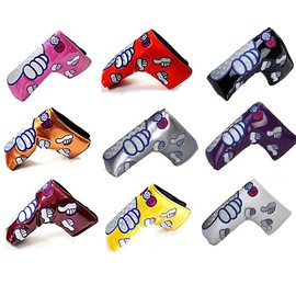 Scotty Cameron Putter Cover with GoodJob Embroidery. Pink, Orange, Gordo. Silver.Crimson. Yellow.Red.White