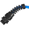 Liyquint 10pcs PG7 Black Cable Gland 3mm-6.5mm Wire Hole Waterproof