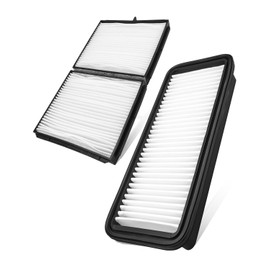 Cabin Air Filter Kit Fit for Kubota RTV1100 RTV1100CR RTV1100CR9 RTV1100CRX RTV1100CW RTV1100CW9 RTV1100CWX, Replace T1855-71600 K7711-88380