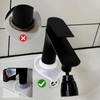 Silicone Faucet Mat Kitchen Tap Sink Countertop Protector Clear Compact