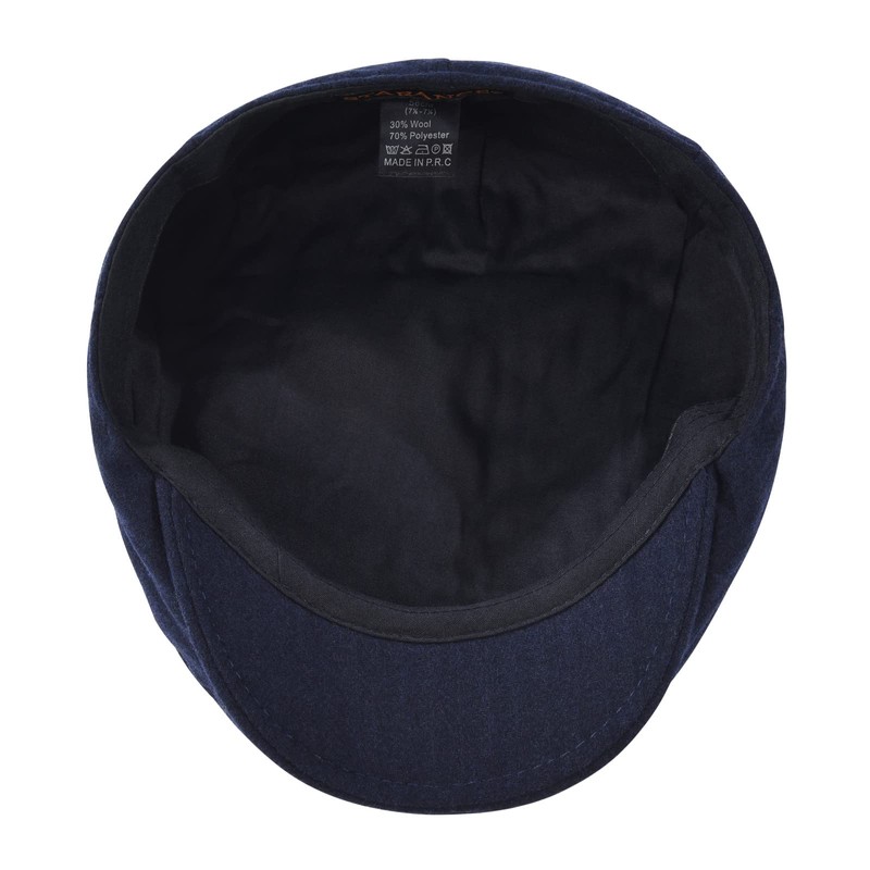 STARANCE Gorro para hombre, mezcla de lana, gorro de hiedra,