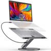 YICOSUN Adjustable Laptop Stand with 6-in-1 USB C Docking Station,