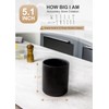 Nucookery Utensil Holder, 6.4" Ceramic Kitchen Utensil Holder with Countertop-Protection