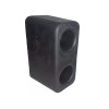 Automann RUBBER LOADING DOCK BUMPER 6.00" L x 2.875" Wide