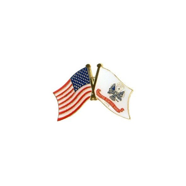 Gift House Us & Army Flags Crossed
