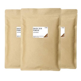 nichie Onion Skin 100% Made in Japan, Powder 10.6 oz (300 g) (3 packs of 3 bags)
