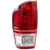 Left Side Rear Tail Light Housing Compatible with 2016-2022 Toyota