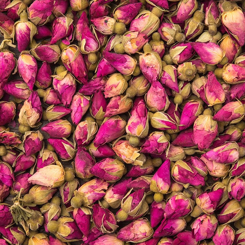 MQUPIN Rose Bud Tea Dried Red Rose Petal Flower Edible
