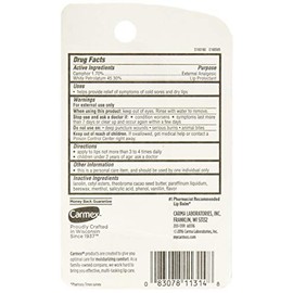 Carmex Classisc Bálsamo labial medicado 0.35 oz (paquete de 4)