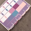 Lumintutu Laminated Planner Monthly Stickers,40 Adhesive Plan Tabs Accessories for