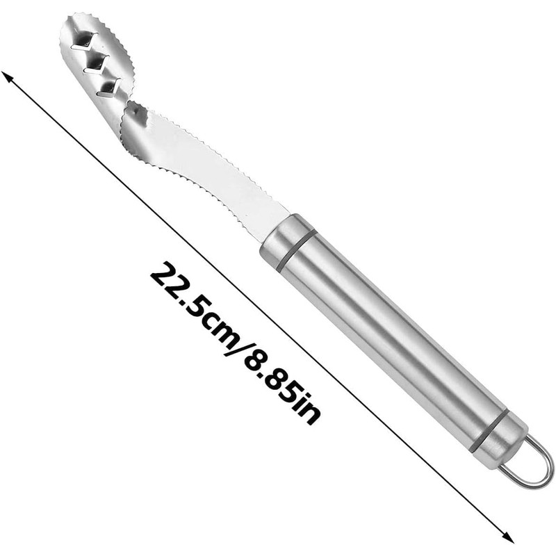 Pack of 2 Stainless Steel Pepper Seeds Corer Remover Jalapeno