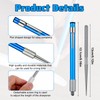 2 PCS Diamond Sharpening Rod, Pocket Knife Sharpener Rod Retractable